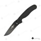 Ніж складний Ontario RAT-1 Folder, напівсерейтор (8847) Чорний