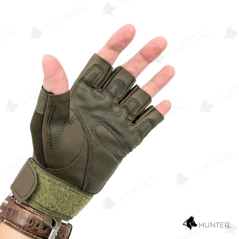 Рукавиці тактичні без пальців Active Олива