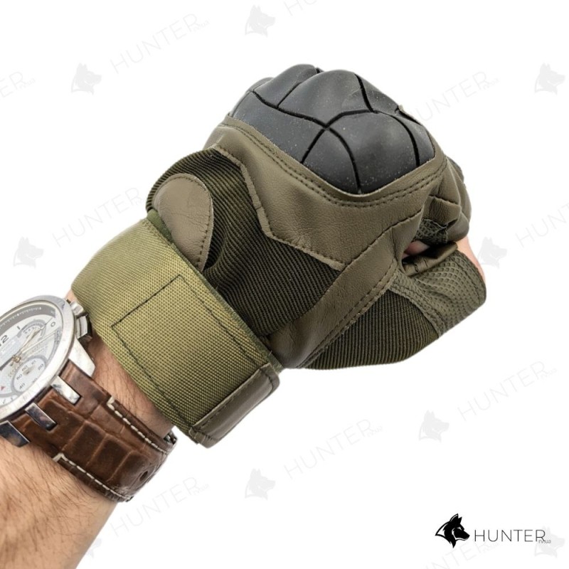Рукавиці тактичні без пальців Active Олива