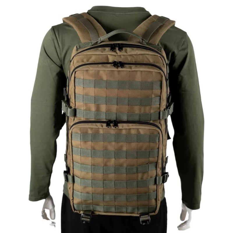 Рюкзак тактичний 50L (50x30см) Ін-бег Коричневий