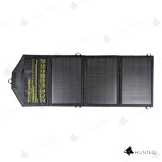 Зарядна станція від сонячної енергії Solare розкладна панель 21W (2 usb вихода)