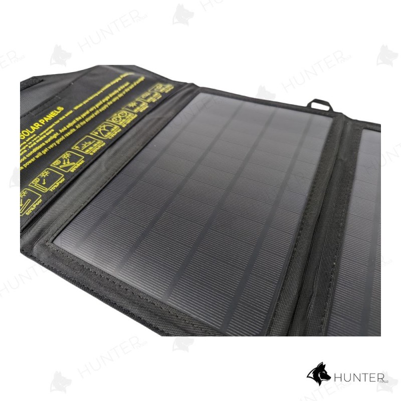 Зарядна станція від сонячної енергії Solare розкладна панель 21W (2 usb вихода)