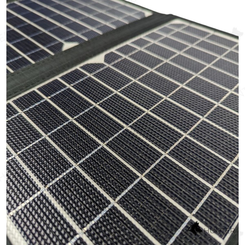 Зарядна станція від сонячної енергії Solare розкладна панель 30W (2-usb, 1-TypeC вихода)