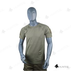 Футболка Combat Tactic з патч панелями Хаки XXL(р)