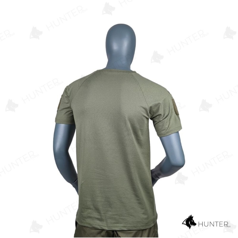 Футболка Combat Tactic з патч панелями Хаки