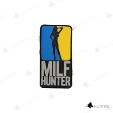 Патч PVC Milf Hunter 68х35mm Жовто-блакитний