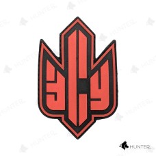 Патч PVC ЗСУ Гербом 78х51mm Червоний