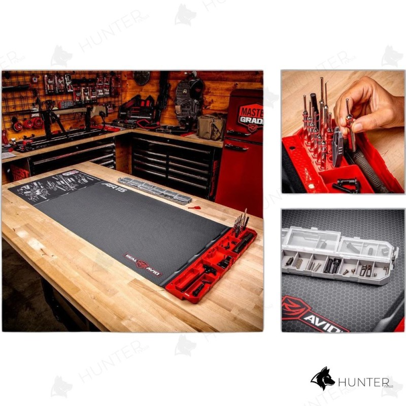 Коврик для чистки зброї Real Avid AR-15 Master Armorer’s Mat (в кейсі)