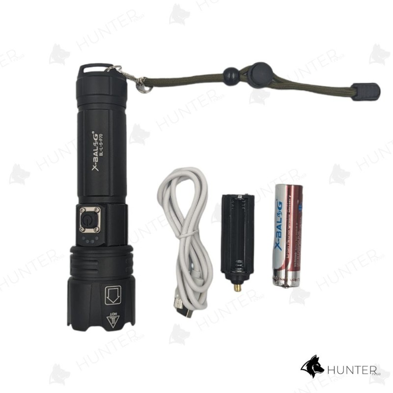 Ліхтар BL-L5-P70 Zoom microUSB (5 режимів)