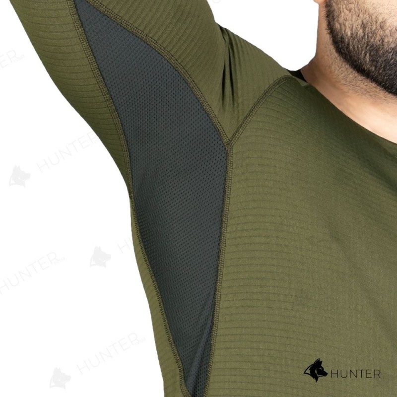Термобілизна Polarheat quadro stretch 2.0 Light Green Camo-tec Олива