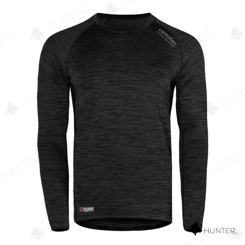 Термобілизна Polarheat quadro stretch Pro Melange Grey Camo-tec Сірий