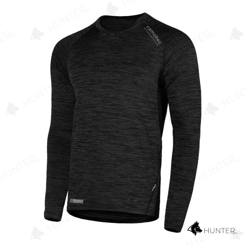 Термобілизна Polarheat quadro stretch Pro Melange Grey Camo-tec Сірий