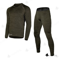 Термобілизна Polarheat quadro stretch Pro Melange Green Camo-tec Олива S(р)