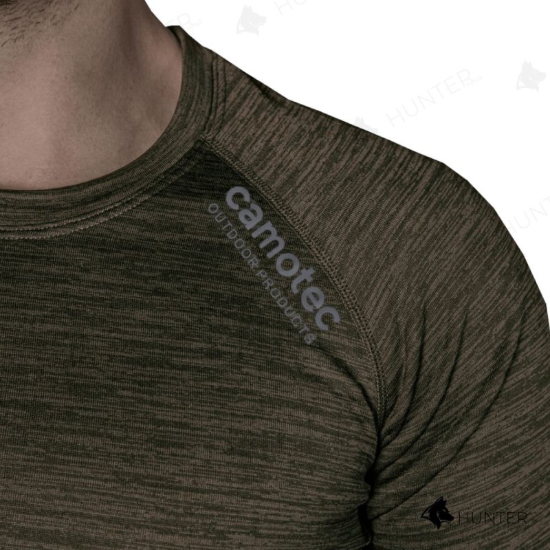 Термобілизна Polarheat quadro stretch Pro Melange Green Camo-tec Олива