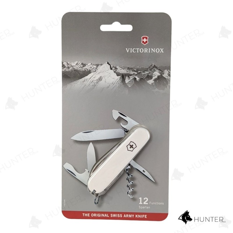Ніж Victorinox Spartan 91мм (12 функцій) Блістер Білий