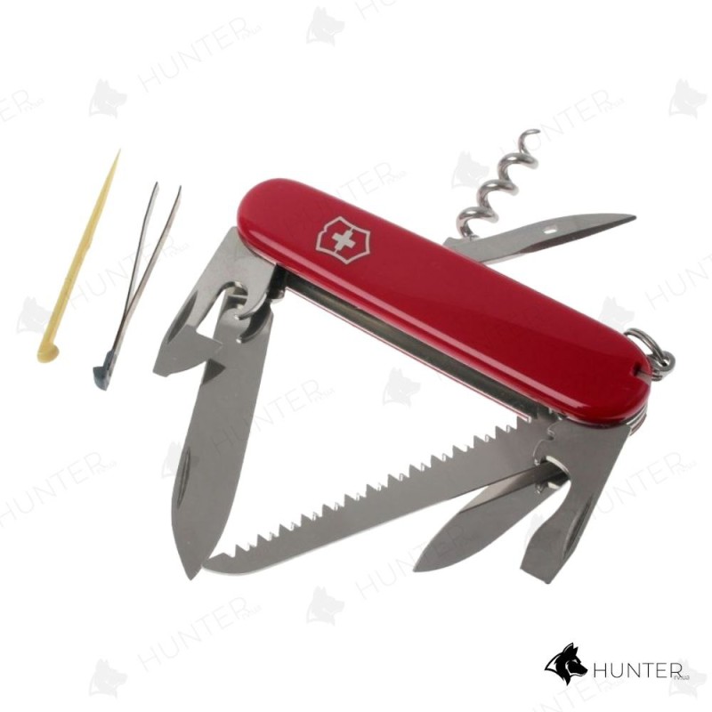 Ніж Victorinox Camper 91мм (13 функцій) Блістер Червоний