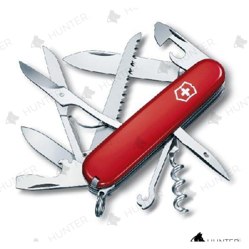 Ніж Victorinox Huntsman 91мм (15 функцій) Блістер Червоний