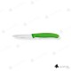 Кухонний ніж Victorinox SwissClassic Paring хвилясте лезо 8см Зелений