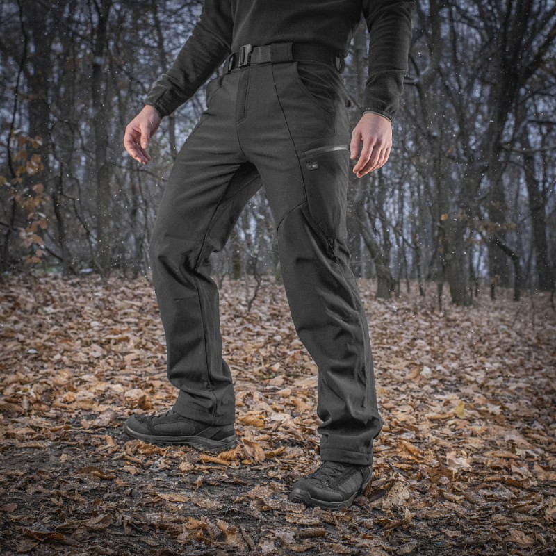 Штани M-Tac Soft Shell Winter Black Чорний