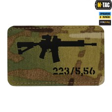 Патч AR-15 .223/5,56 Laser Cut Multicam/Black