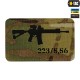 Патч AR-15 .223/5,56 Laser Cut Multicam/Black