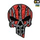 Патч Ukrainian Punisher 3D PVC Red/Black
