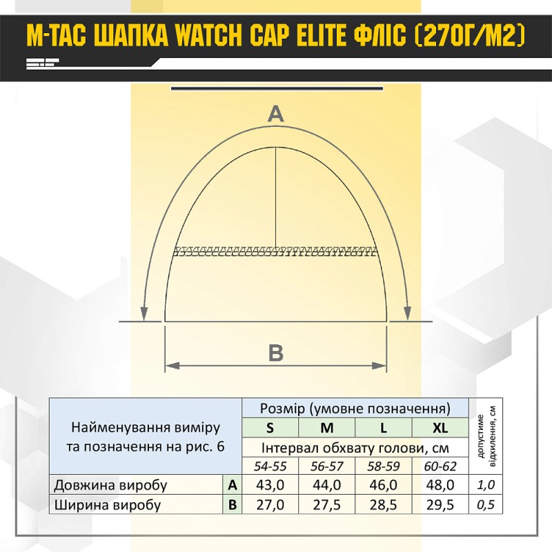 Шапка M-Tac Watch Cap Elite Fleece (270г/м2) Coyote Brown Койот