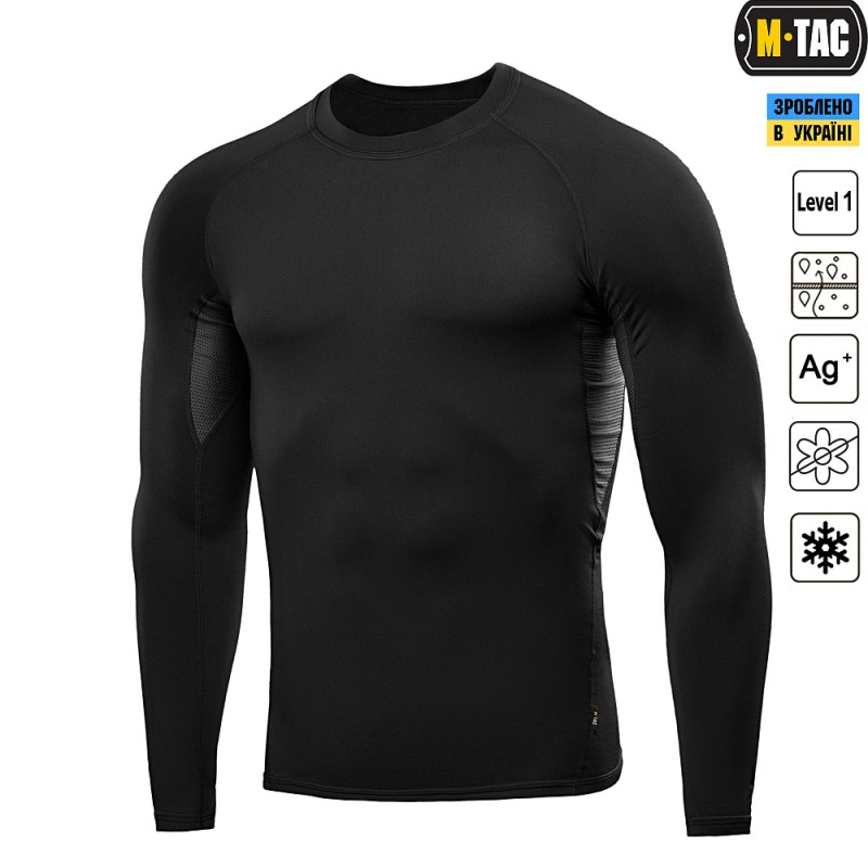 Термобілизна M-Tac ThermoLine Black Чорний