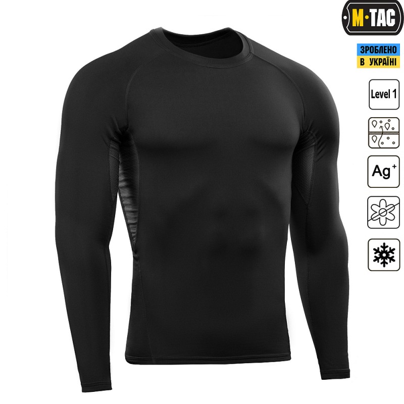 Термобілизна M-Tac ThermoLine Black Чорний
