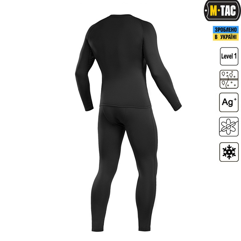 Термобілизна M-Tac ThermoLine Black Чорний