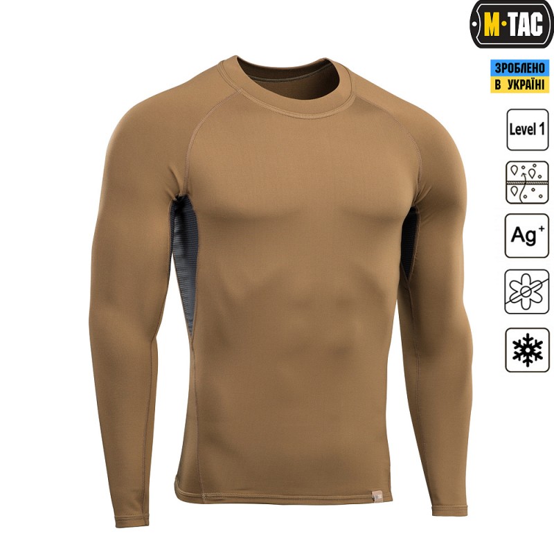 Термобілизна M-Tac ThermoLine Coyote Brown Койот