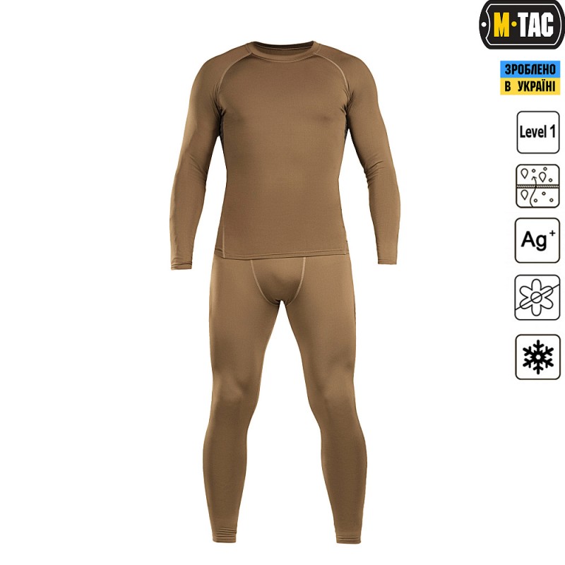 Термобілизна M-Tac ThermoLine Coyote Brown Койот