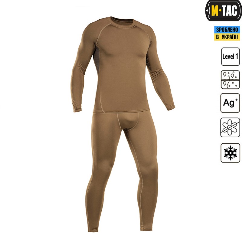 Термобілизна M-Tac ThermoLine Coyote Brown Койот