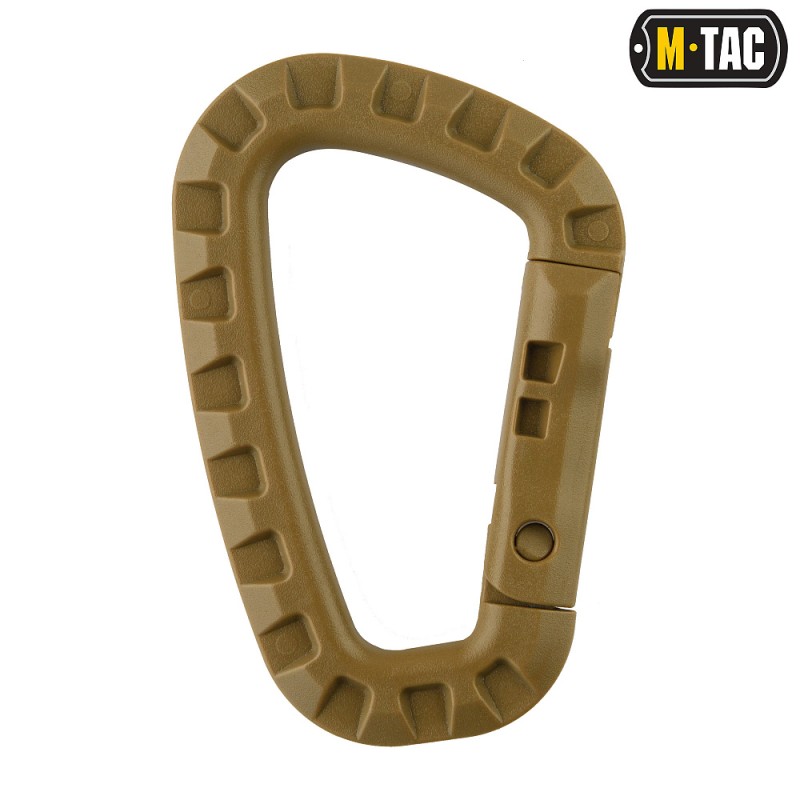 Карабін пластиковий M-TAC (85 х 60 мм) Койот