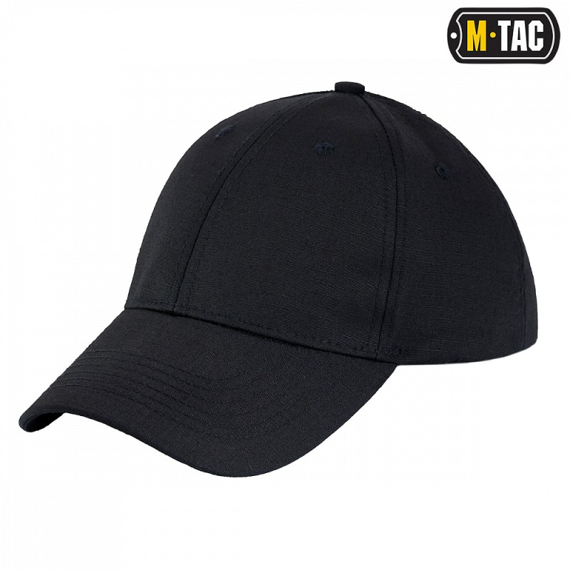 Бейсболка M-TAC Flex Rip-Stop Чорний