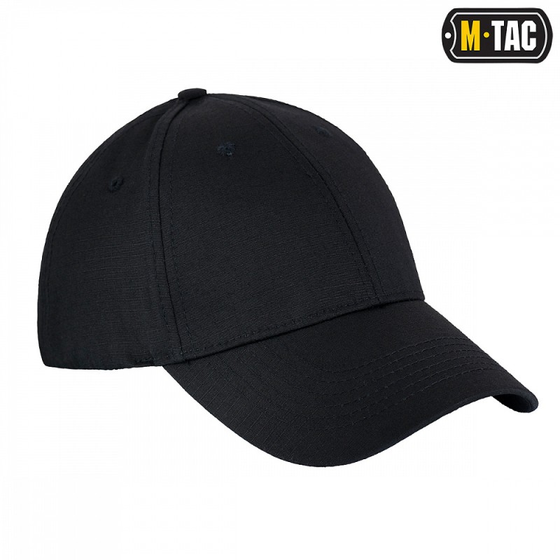 Бейсболка M-TAC Flex Rip-Stop Чорний