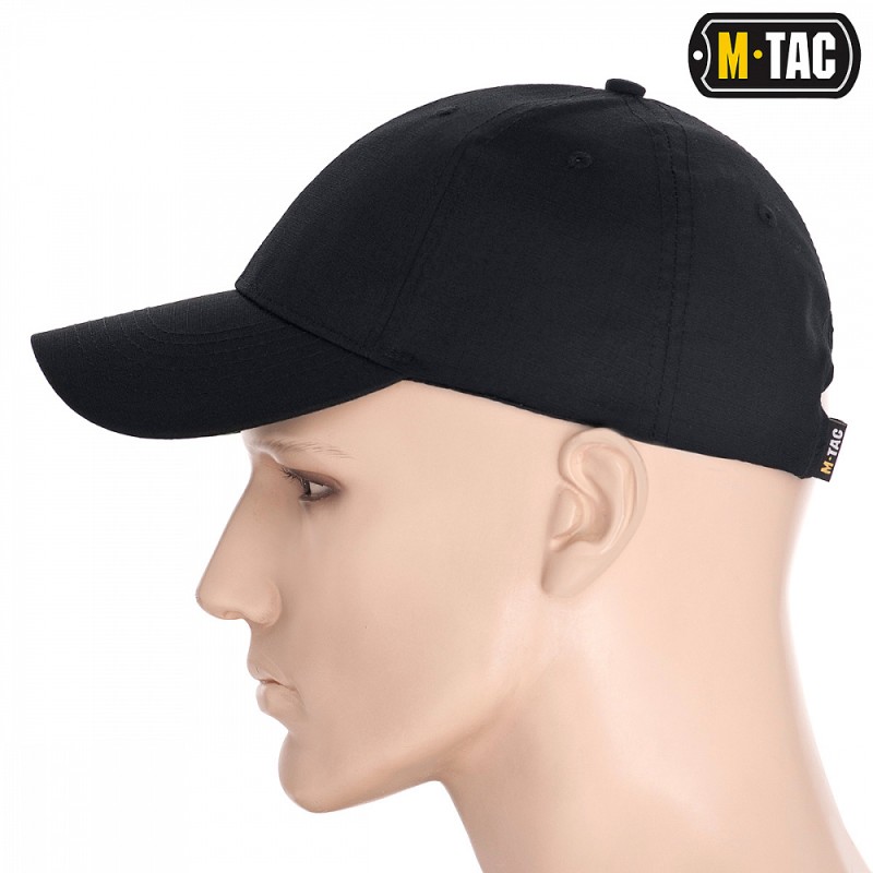 Бейсболка M-TAC Flex Rip-Stop Чорний