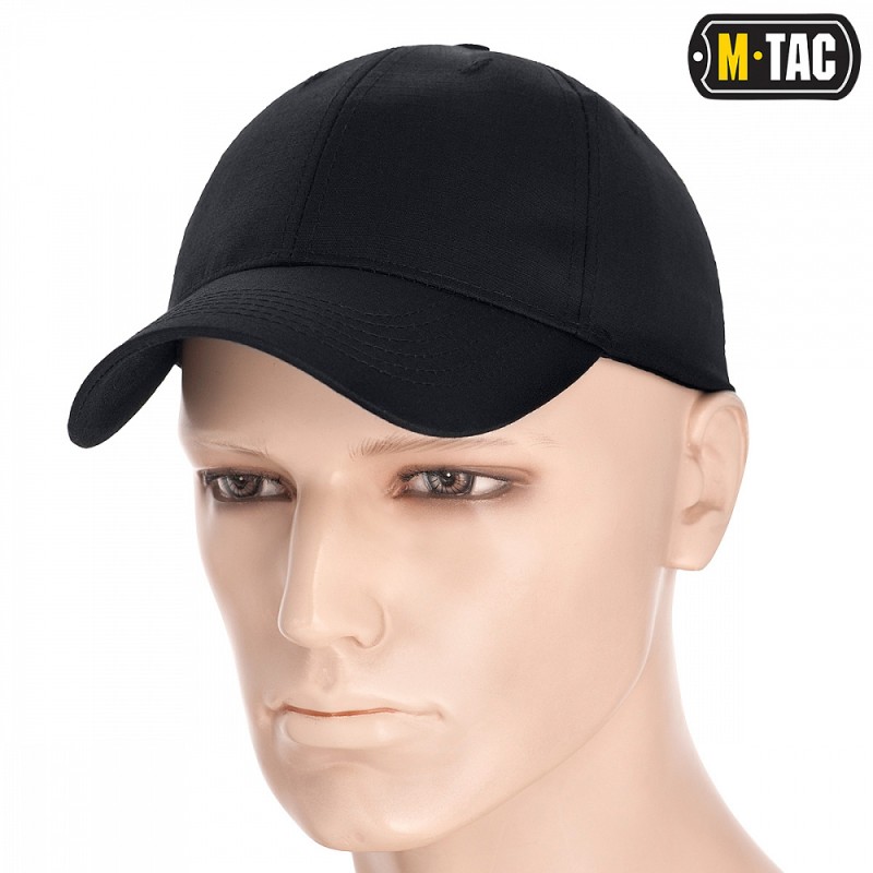 Бейсболка M-TAC Flex Rip-Stop Чорний
