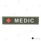 Нашивка "MEDIC" липучка Олива
