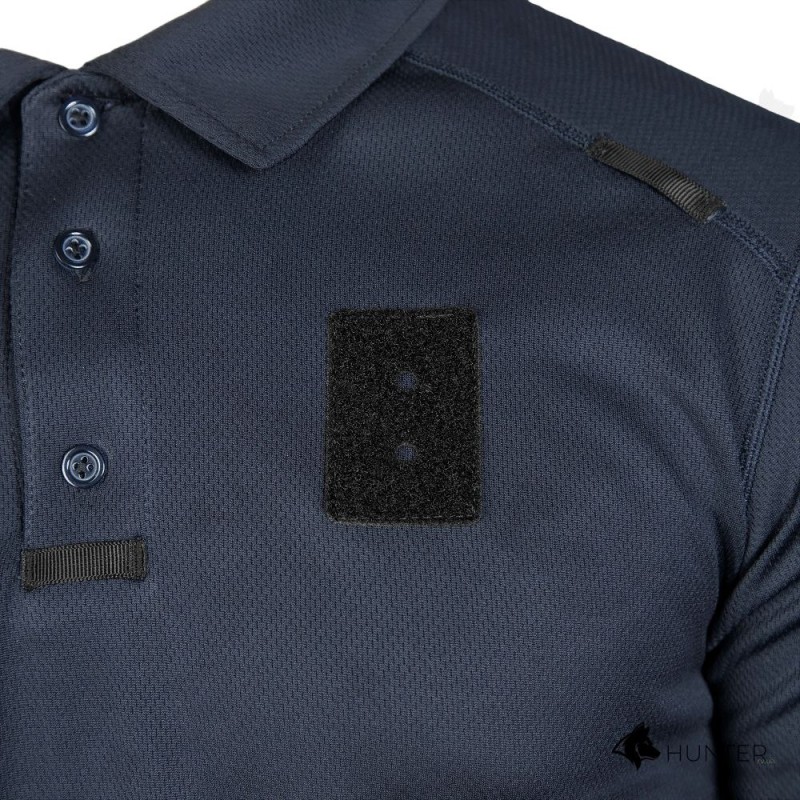 Поло Patrol ID Long CoolPass Antistatic Темно синій
