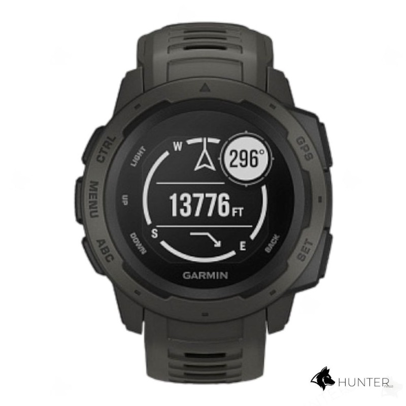 Часы тактические Garmin Instinct Graphite (010-02064-00) Refurbished