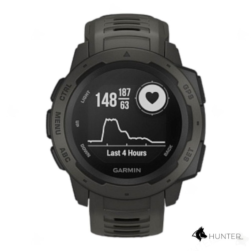 Часы тактические Garmin Instinct Graphite (010-02064-00) Refurbished