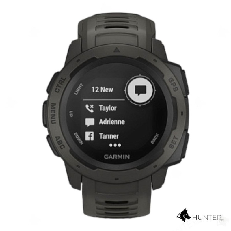 Часы тактические Garmin Instinct Graphite (010-02064-00) Refurbished