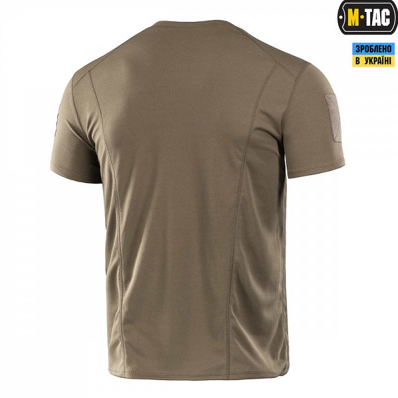 Футболка потовідвідна Athletic Velcro M-TAC Олива