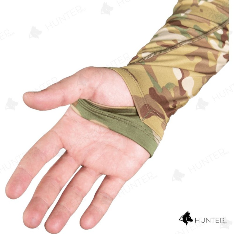 Футболка довгим рукавом Long sleeve CM Thorax Pro CoolPass SJ MultiCam