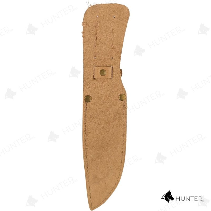 Чехол на нож кожа №3 (140x32mm) песок Койот