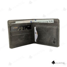 Гаманець шкіра Крейзі (колір №920) Сірий