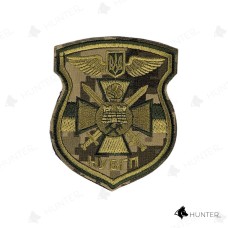 Шеврон НУВГП на липучці Піксель