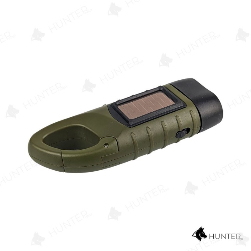 Ліхтар LS-015-3 (динамо-зарядка, сонячна зарядка) 1 режим