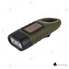 Ліхтар LS-015-3 (динамо-зарядка, сонячна зарядка) 1 режим